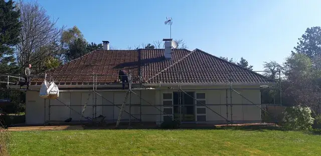 Chantier de couverture en cours - LE TOUQUET